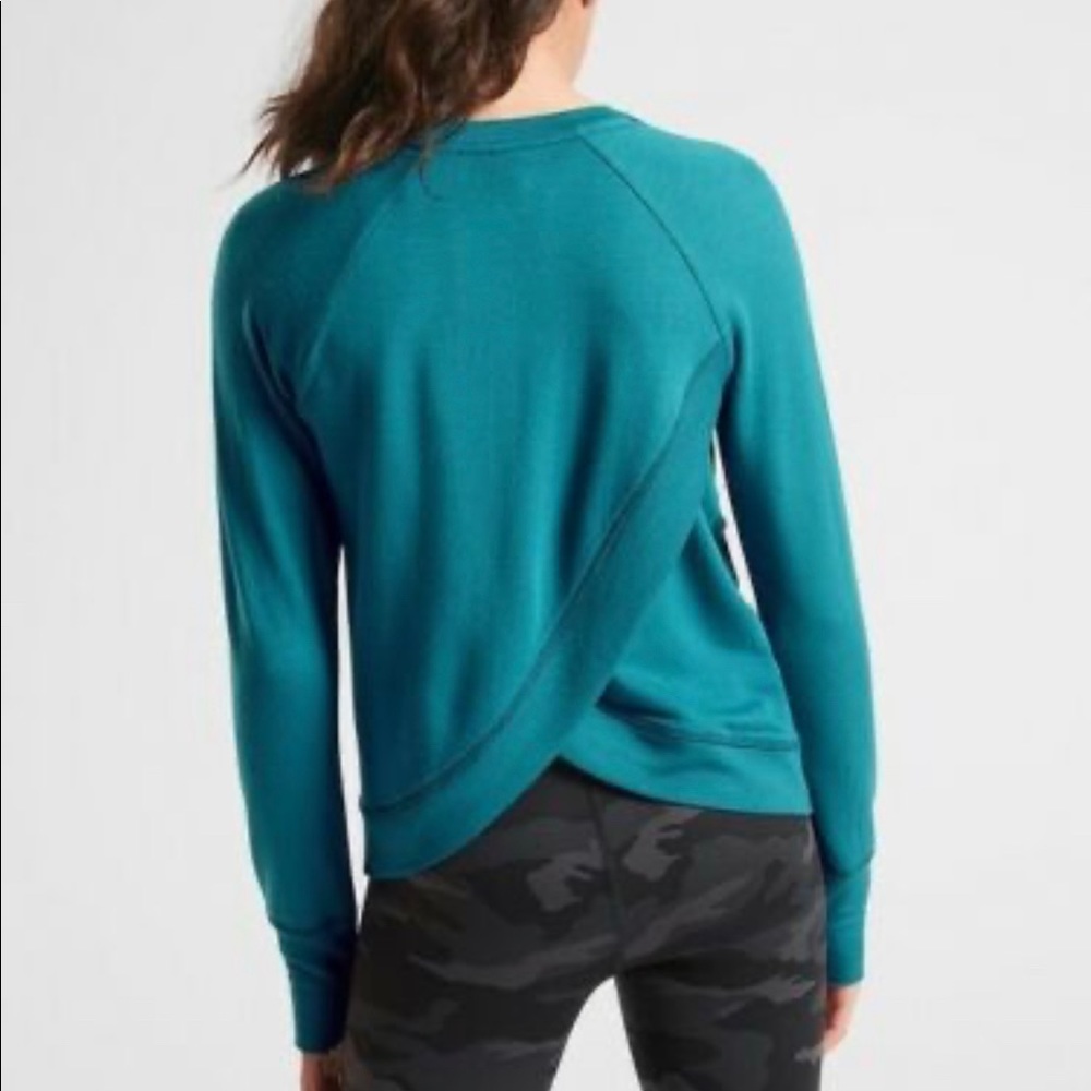 Size 12 Athleta girl Cross My Heart sweatshirt!